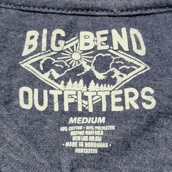 Big Bend Outfitters SS Dark Grey Unisex Tee "Lone Star Beer" - Size Medium - Picture 4 of 4